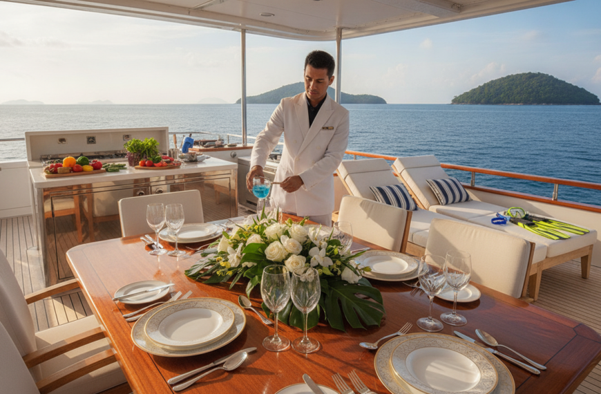 what is included in a yacht charter